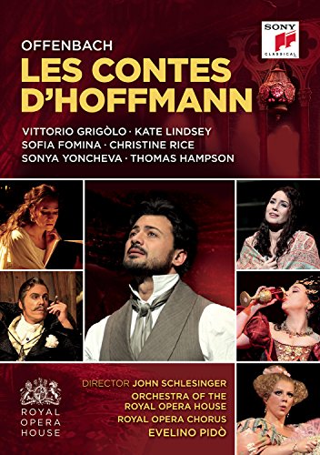 Offenbach (1819-1880) - Les Contes d'Hoffmann : Schlesinger, Pido / Royal Opera House, Grigolo, Yoncheva, Hampson.etc (2016 Stereo)(2DVD) - Import 2 DVD